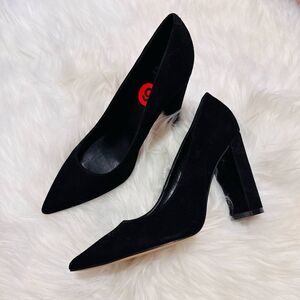 Marc Fisher Womens Suede Black Heels